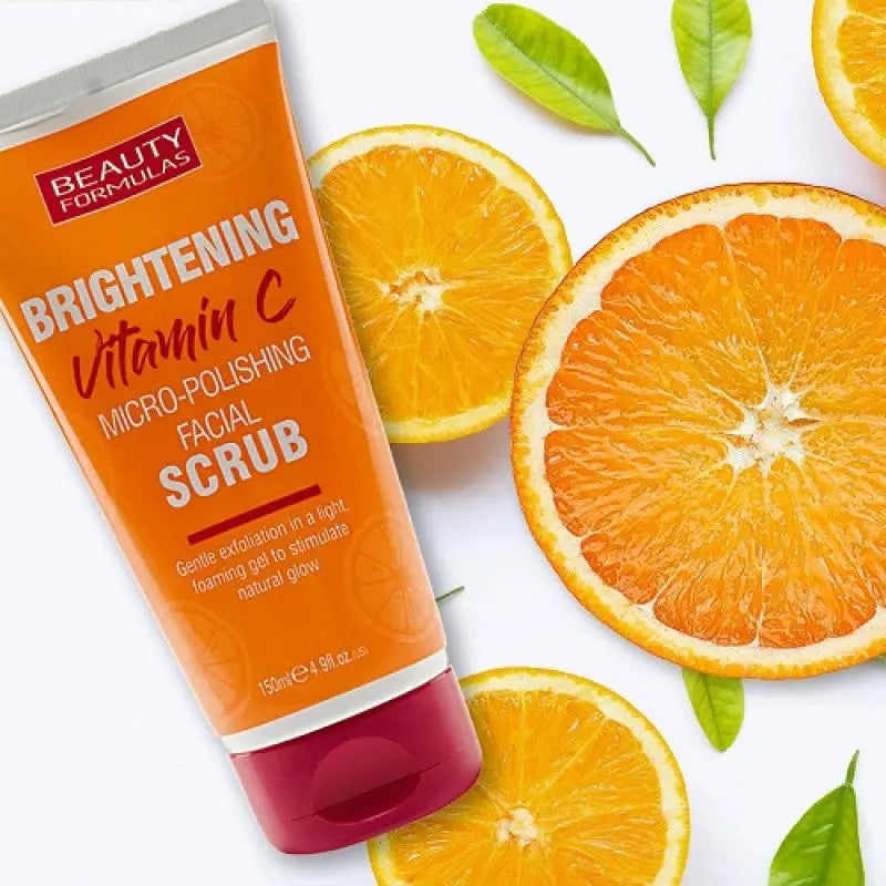 Beauty Formulas Brightening Vitamin C Gentle Facial Scrub 150 ml BEAUTY FORMULAS