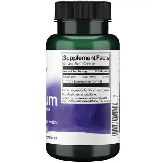 Swanson Selenium L-Selenomethionine - 300 capsules SWANSON