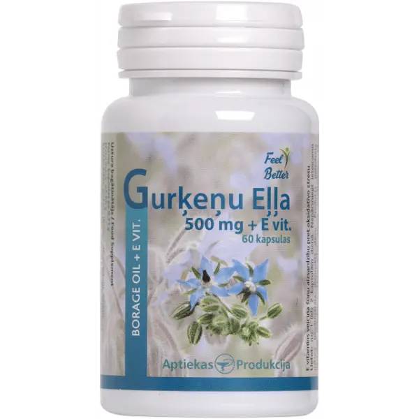 Unifarma Herbals Borage Oil 500 mg 60 caps Unifarma Herbals