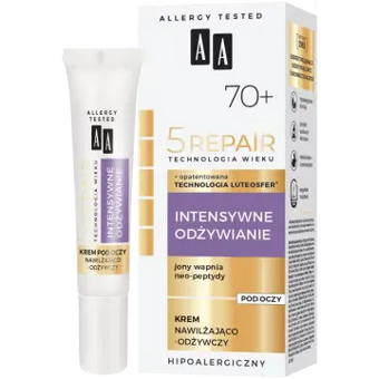 compare product AA Age Technology 5 Repair 70+ Intensive Nourishment drėkinamasis ir maitinamasis paakių kremas 15 ml
