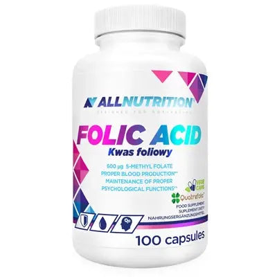 ALLNUTRITION FOLIC ACID 100 capsules ALLNUTRITION