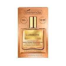 compare product BIELENDA Lumiere daugiafunkcis sausasis priežiūros aliejus su auksiniu spindesiu veidui, kūnui ir plaukams 50 ml