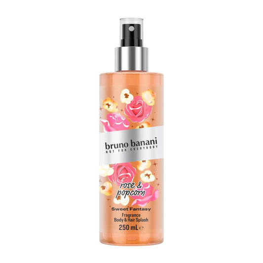 BRUNO BANANI Body Mist Candy Fantasy Popcorn & Rose 250 ml BRUNO BANANI