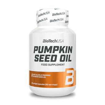 compare product BioTechUSA Pumpkin Seed Oil 60 kaps.