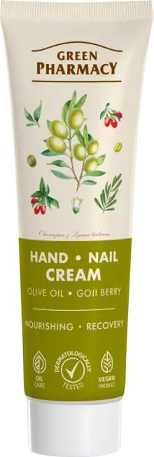compare product GREEN PHARMACY rankų ir nagų kremas su alyvuogių aliejumi ir goji uogomis 100 ml