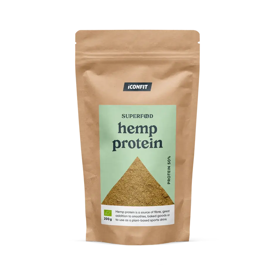 ICONFIT Superfoods Organic Hemp Protein 50% 200g ICONFIT