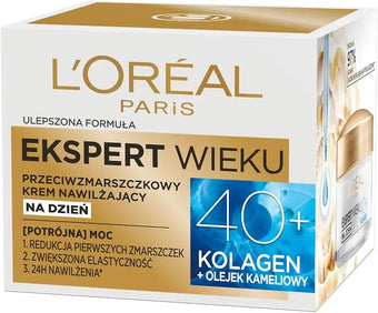 compare product LOREAL Expert Age 40+ увлажняющий дневной крем против морщин 50 ml