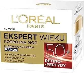 compare product LOREAL Expert Age 50+ ночной укрепляющий крем против морщин 50 ml