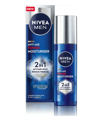 compare product NIVEA MEN Anti-Age Power SPF30 Moisturiser 50 ml