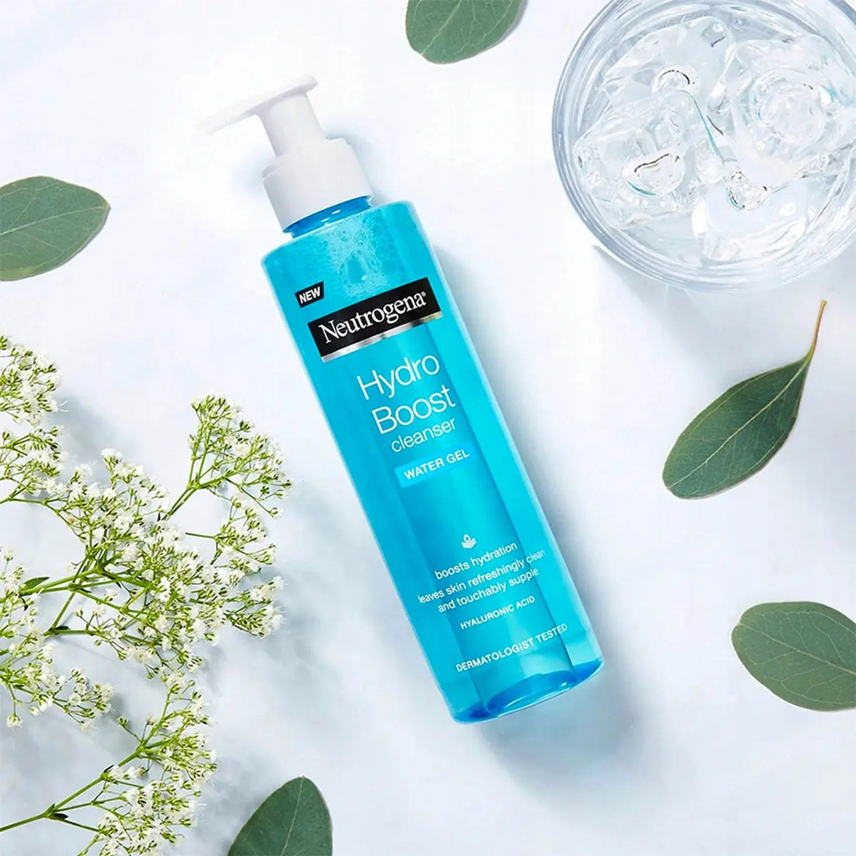 Neutrogena Hydro Boost Irrigation Face Wash Gel for Dry Skin 200ml Neutrogena