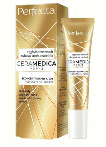 compare product PERFECTA Ceramedica PEP3 koncentruotas paakių ir vokų kremas 15 ml