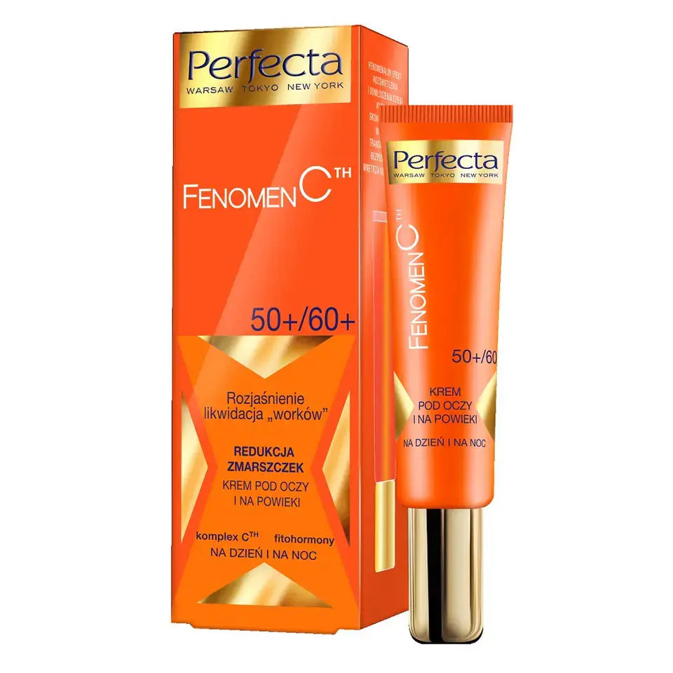 PERFECTA Fenomen C 50+/60+ Eye & Eyelid Cream – Brightening, Puffiness Reduction, Wrinkle Reduction 15 ml PERFECTA