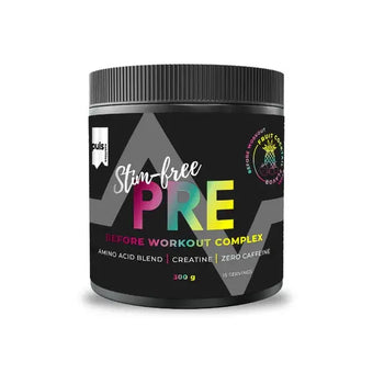 compare product PULS PRE Stim-free prieštreniruotinis milteliai (300 g) Vaisių kokteilis