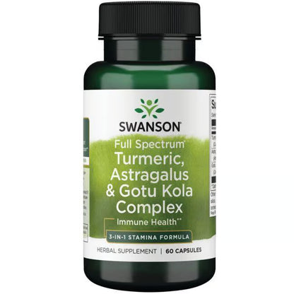 SWANSON FS TURMERIC, ASTRAGALUS & GOTU KOLA 60 capsules SWANSON