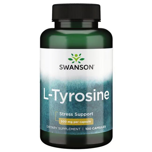 SWANSON L-TYROSINE 500MG 100 capsules SWANSON
