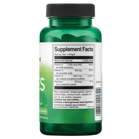 Swanson Aces - Vitamins A, C, E and Selenium 60 softgels SWANSON