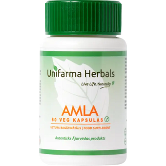compare product Unifarma Herbals Amla 60 vega caps