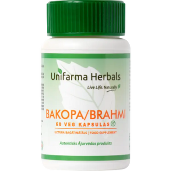compare product Unifarma Herbals Bacopa 60 vega caps