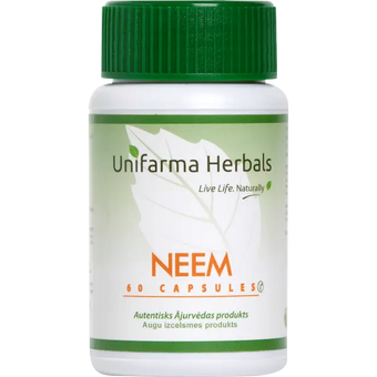 compare product Unifarma Herbals Neem 60 vega caps