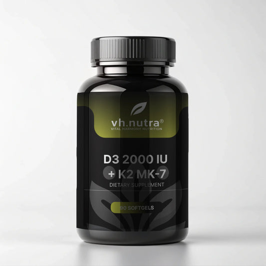 VH.Nutra D3 2000 IU + K2 MK-7- 90 softgels VitalHarmony