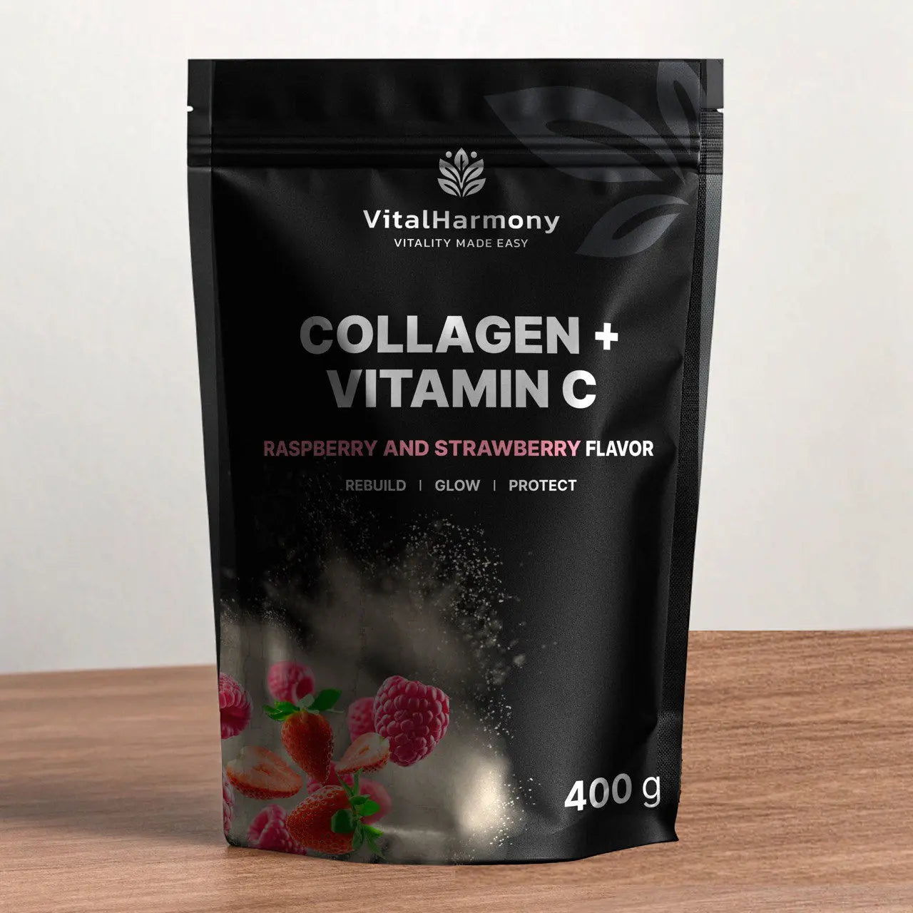 VitalHarmony Collagen + Vitamin C 400g VitalHarmony