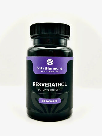 compare product VitalHarmony Resveratrol 250mg - 30 capsules